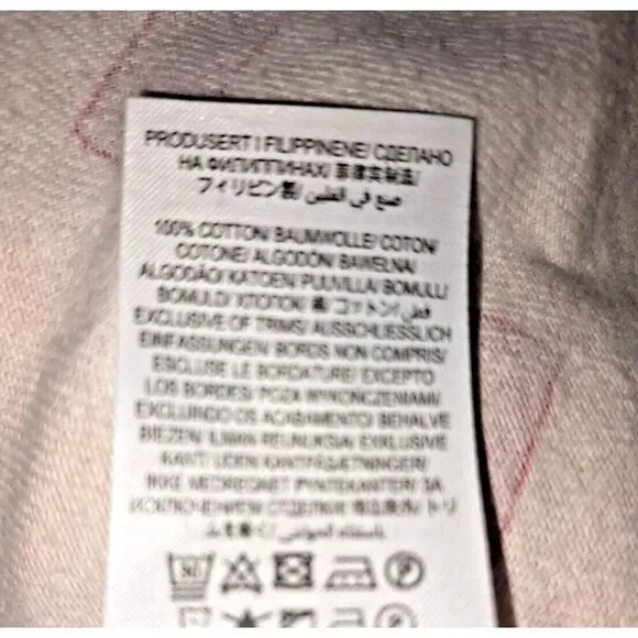 Boden Pajama Top Plus‎ Size 20/22  Pink Wave Rainbow Cotton Button Front - Picture 7 of 8